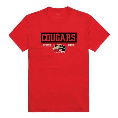 W Republic W Republic 507-429-R58-05 Southern Illinois University Edwardsville Men Established T-Shirt; Red - 2XL 507-429-R58-05